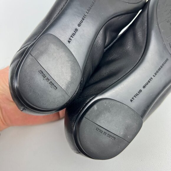 AGL Attilio Giusti Leombruni Womens Bella Patent Leather Ballet Flats size 5.5 - Picture 14 of 16